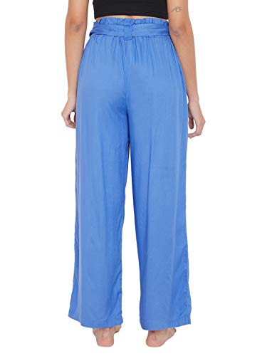 Image of Clovia Women's Rayon Basic Chic Tie Up Pyjama Pants