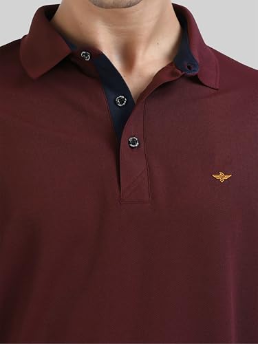 Image of STELLERS Men's Premium Polo T-Shirt Wrinkle Free Quick Dry Soft and Feather Touch Feel Regular Fit