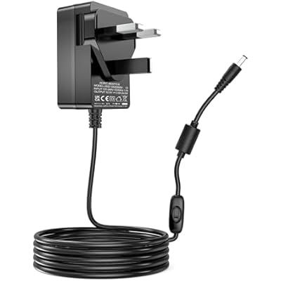 12V 2A Power Supply Cord for TP-Link Deco Mesh WiFi System Models S4, M3, M4, M5, M9, X20, X55, X60, X68, XE75, X90, X4300 Pro, P9
