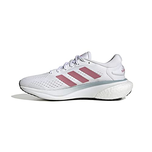 adidas Mujer Supernova 2.0 Shoes, Cloud White/Pink strata/Core Black, 38 EU