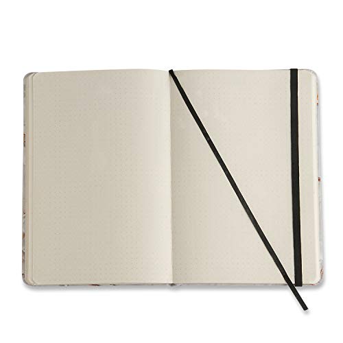 Caderneta Cicero Minerais Pontado, Cicero, 3106, Mármore Branco, 14x21 (Médio)