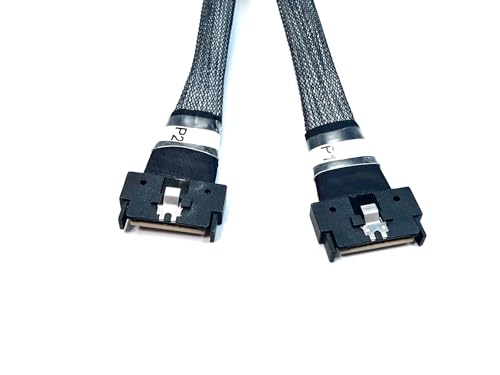 Micro SATA Cables MCIO x16 a Two x8 MCIO PCIe Gen6 50 cm miniatura 2