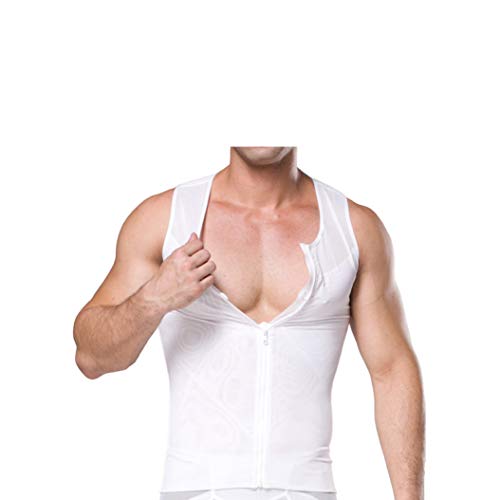 Débardeur gainant homme, maillot de compression minceur ventre et poitrine