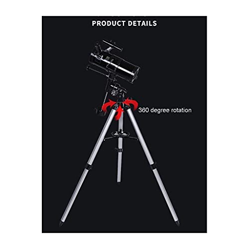 Telescopio astronómico refractor de 700 mm con trípode y soporte para smartphone miniatura 6