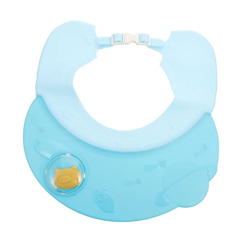 ANDRESLAD 幼児用シャワーキャップ シャンプー保護ハット 入浴保護キャップ 水切り良いデザイン 目と耳を守る ア 宇宙柄
