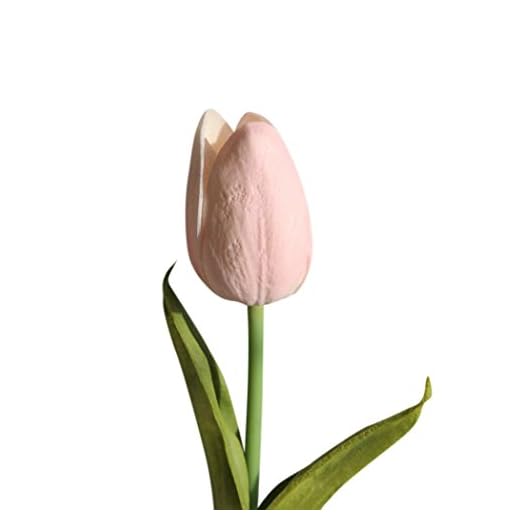 Flores artificiales Ronamick, ramo de flores artificiales de tulipanes para bodas, fiestas, decoración del hogar (rosa)