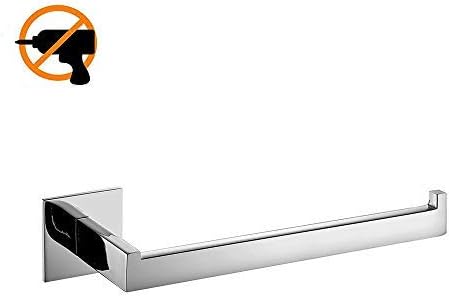 HomeT Stainless Steel Towel Ring Holder Self Adhesive Towel Bar Rack in Bathroom,No Screw Need