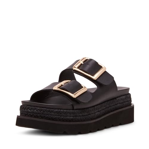 Madden Girl Women's Mythicall Platform Sandal, Black Paris, 9.5