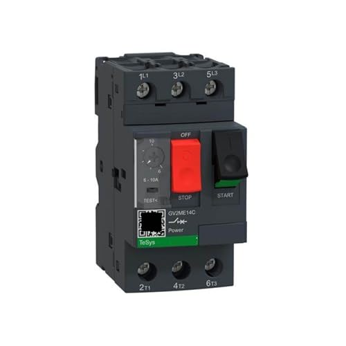 Disyuntor GV2-ME14C 6.0-10A para proteger bombas de agua y sistemas de ventilación