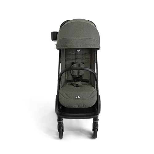 Joie Nutmeg Compact Stroller – Lightweight and Compact Stroller with One-Hand Fold (Evergreen)