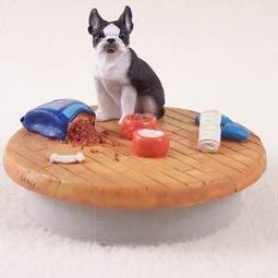 Conversation Concepts Miniature Boston Terrier Candle Topper Tiny One 