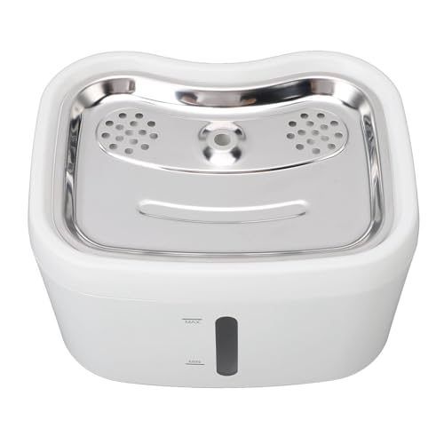 Fuente de agua Focket para gatos, 2.5 L, filtro triple miniatura 2