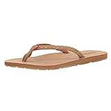 Flojos Women's Harper Flip Flops, Tan, 8