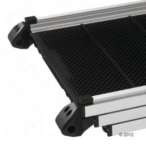 Kleinmetall 14000870 Teleskop Hunderampe DOGWALK3 XL, 83-193 cm