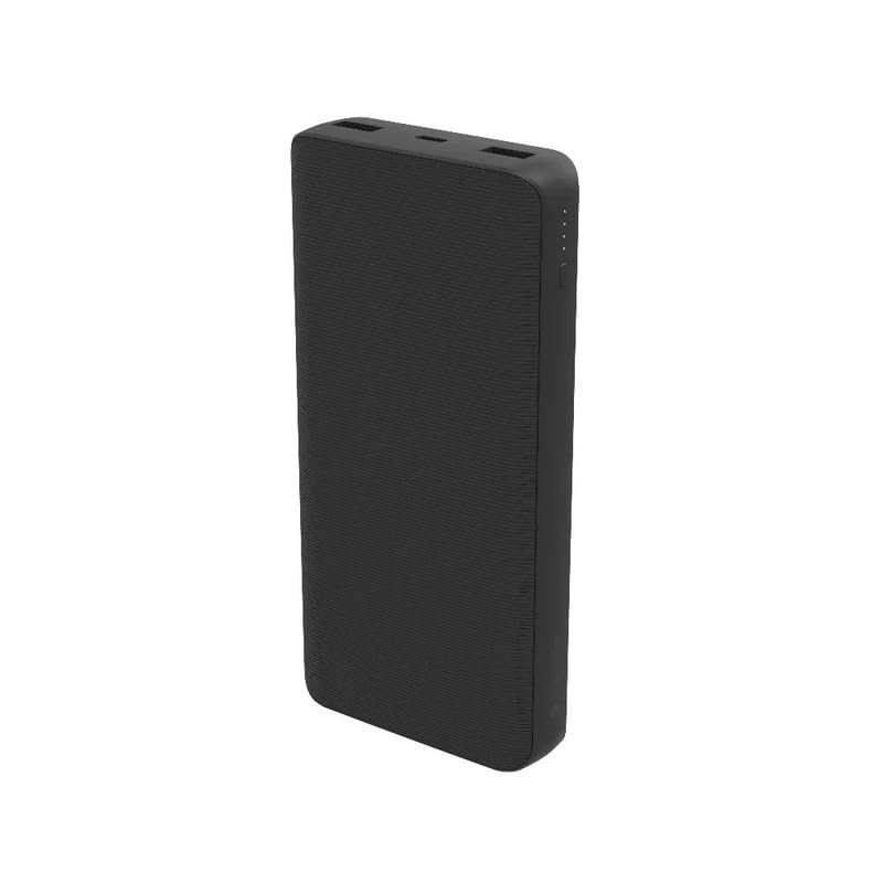 ZAGG mophie Essentials Powerstation   Batería Externa de 20 K, 20.000 mAh con Puertos U S B (C y Dual A), hasta 4 Cargas Completas de teléfono, Carga simultánea, indicador LED (Negro)