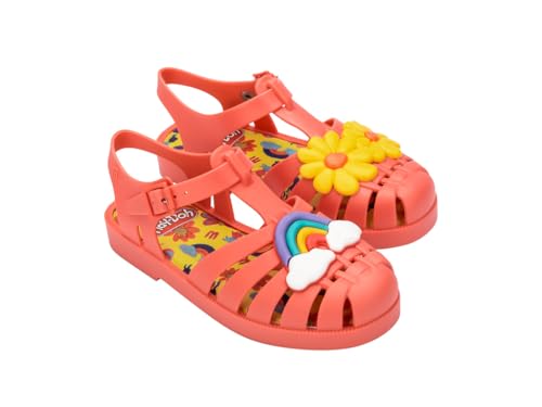 Image of mini melissa Possession Jelly Fisherman Sandal for Toddler and Kids | Iconic Fisherman Jelly Sandal for Toddlers & Girls, Adjustable Buckle, Waterproof, Bubblegum Scent, Play & Dress Shoes