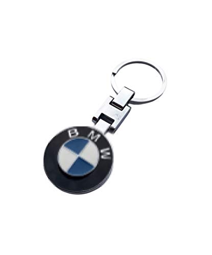 Yukamotor Llavero para Coche Metálico Doble Cara (B-MW)