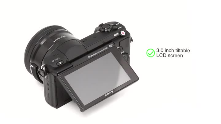 Buy Sony Alpha ILCE5100L 24.3MP Mirrorless Camera (Black) with 16