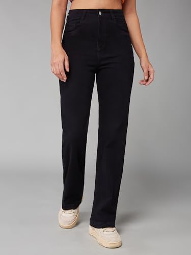 Image of Dolce Crudo Straight High Rise Jeans for Women