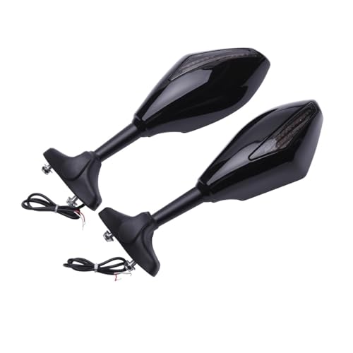 Espejos retrovisores motocicleta con intermitentes integrados para CBR600RR y GSXR750