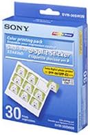 Sony SVM30SW09 31/2 X 4 9 Sticker Print Pack