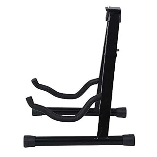 KEPLIN Support de guitare pliable universel pour toutes les guitares acoustiques, électriques, basses (Support) - Les Beatles, Paul McCartney, John Lennon, RIngo Starr, George Harrison KEPLIN Support de guitare pliable universel pour toutes les guitares acoustiques, électriques, basses (Support) – Image 2