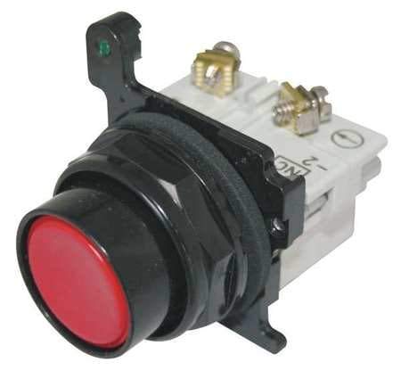Eaton E34PB2-1X Non-Illuminated Push Button,Epoxy,Red
