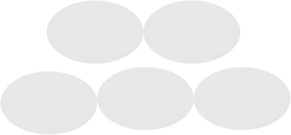 5pcs Oval Canvas Panel Boards Stretched Artist Canvas Boards for Acrylic Painting Oil Pouring Drawing Home Decorations 20X30cm