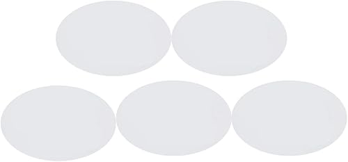 5 Uds. Paneles de lienzo ovalados estirados para artista, para pintura acrílica, vertido al óleo, dibujo, decoración del hogar, 7.9 x 11.8 in