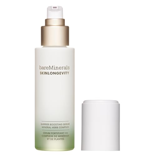 bareMinerals SKINLONGEVITY Barrier Boosting Serum Hydrating Face Serum with Niacinamide Strengthens Skin Barrier Improves Texture Suitable for All Skin Types 50ml