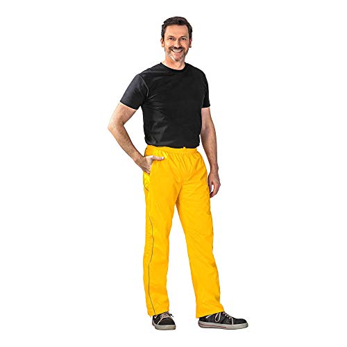 Pantalón impermeable amarillo Planam 1487072 con corte holgado 5