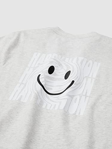 Image of happy nation Girls Relaxed Cotton Short Sleeve T Shirt