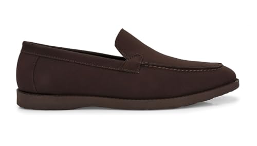 Image of MACTREE Suede Penny Loafers for Men