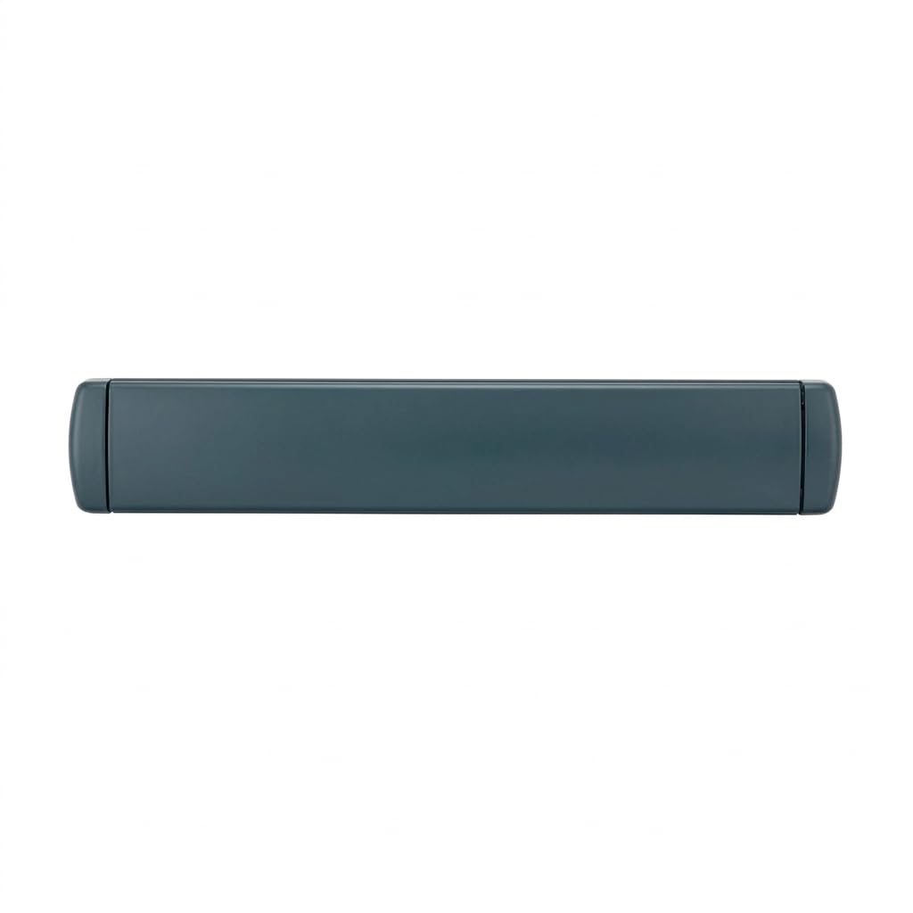 IRONWORX® Enigma - Buzón de 30,5 cm, con funda delgada, color gris antracita, totalmente sellado a la intemperie, apertura de 180°, diseño moderno ultraduradero, compatible con puertas de UPVC