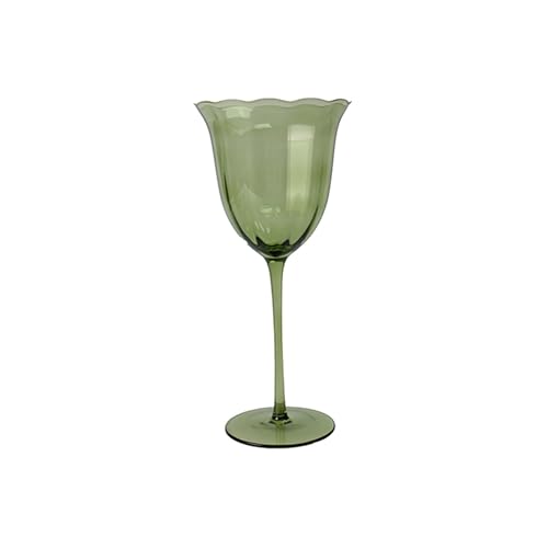 NOVASTYL - Lot de 4 verres à pied eden 36cl en verre vert - 1605461