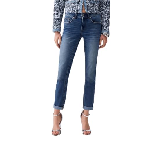 Jean skinny Liu Jo galbant à revers pour sublimer la silhouette