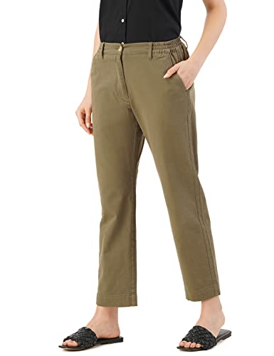 Image of FYLTR Women's Stretch Cotton Comfort Chinos with Elasticated Waistband