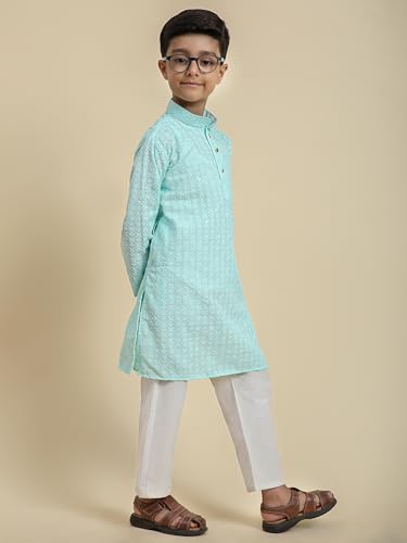 Image of Pro-Ethic Style Developer Boys Cotton Kurta Pajama For Kid's Ethnic Wear | Cotton Kurta Pajama (S-227)