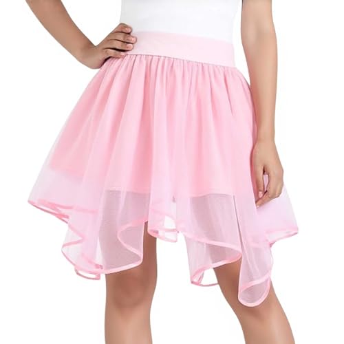 Faldas populares para niñas para fiestas, eventos de ballet, faldas elegantes para bailes, fiestas y actividades de ocio para niños, Rosa., 3-4 años
