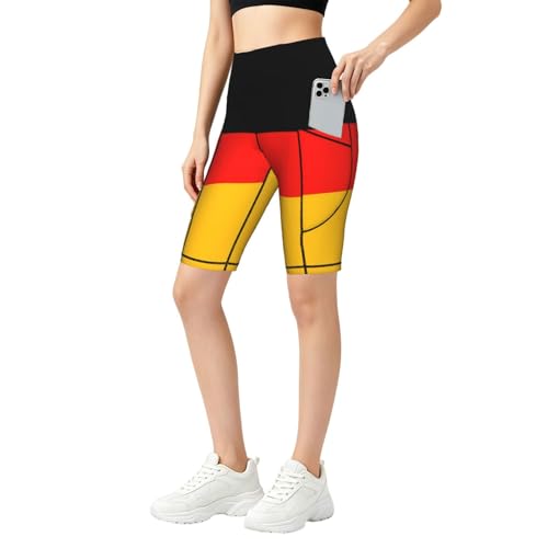 Legging Allemagne taille haute doux anti-glissement pour entraînement gym