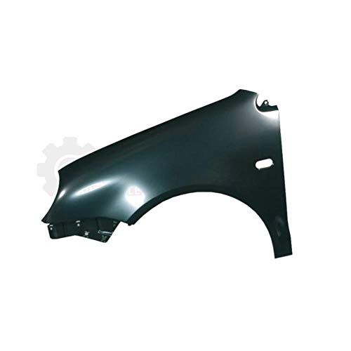 Diederichs Kotflügel links für VW Polo 9N Bj. 2001-2005 mit Blinkerloch, Schwarz, Halogen, Kunststoff, Fahrerseitiger Kotflügel, Fahrzeugscheinwerfer