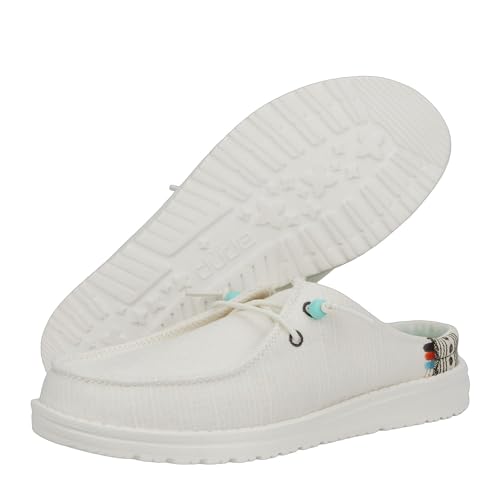 Image of HEYDUDE Women's Wendy Slip Mule Classic | Lightweight Women's Slip-On Shoes | Comfortable & Casual Everyday Footwear