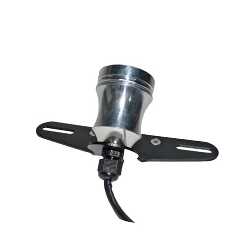 Support plaque d'immatriculation moto avec feu stop et clignotants