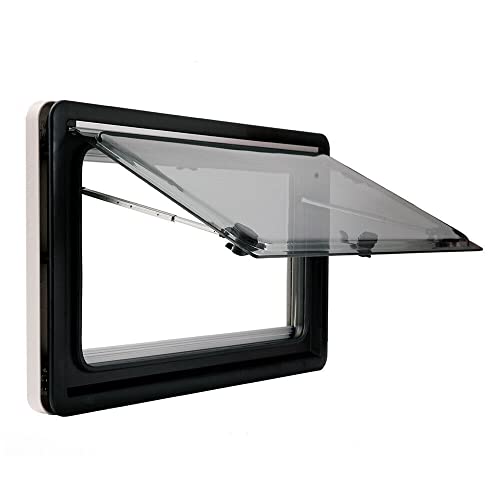 Ventana de techo de 90 x 50 cm, para caravana, caravana, caravana, caravana, autocaravana, con parasol, protección contra insectos para diferentes vehículos