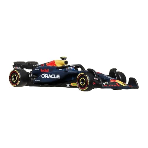 Image of Hot Wheels 1:64 Scale Premium Die-Cast Formula 1 Collectible Toy Race Team Oracle RED Bull Racing Race Car with Real Riders Tires & Metal /Metal Body & Chassis