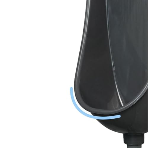 Urinario de pared con tapa y divisor de antiderrames ajustable 7