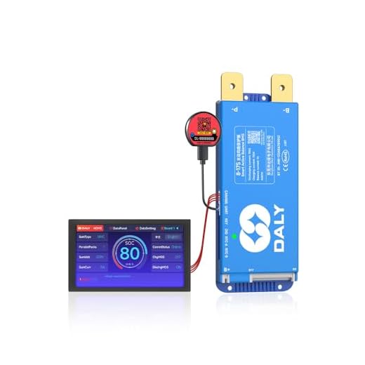 100BALANCE 150A 8-17S Smart Active Balance CAN BMS + Módulo WiFi + Conjunto de tela LCD sensível ao toque de 4,3 polegadas