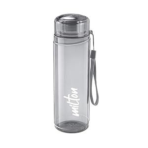 Milton Hector 1000 Pet Water Bottle, 1 Piece, 1 Litre, Grey