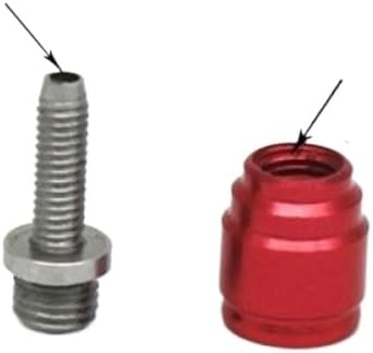2 Meter Hydraulic Disc Brake Hose Compatible With Flat Mount HRD Bike Brakes Red Force Connector Set Fits SRAM Style Systems