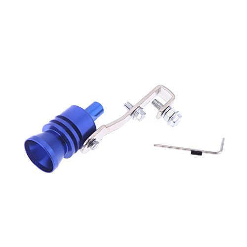 Alician Vehicle Refit Device Turbo Sound Muffler Turbo Whistle Exhaust Pipe Sounder Motorcycle Sound Imitator Caliber: 1.9cm black Auto Accessories